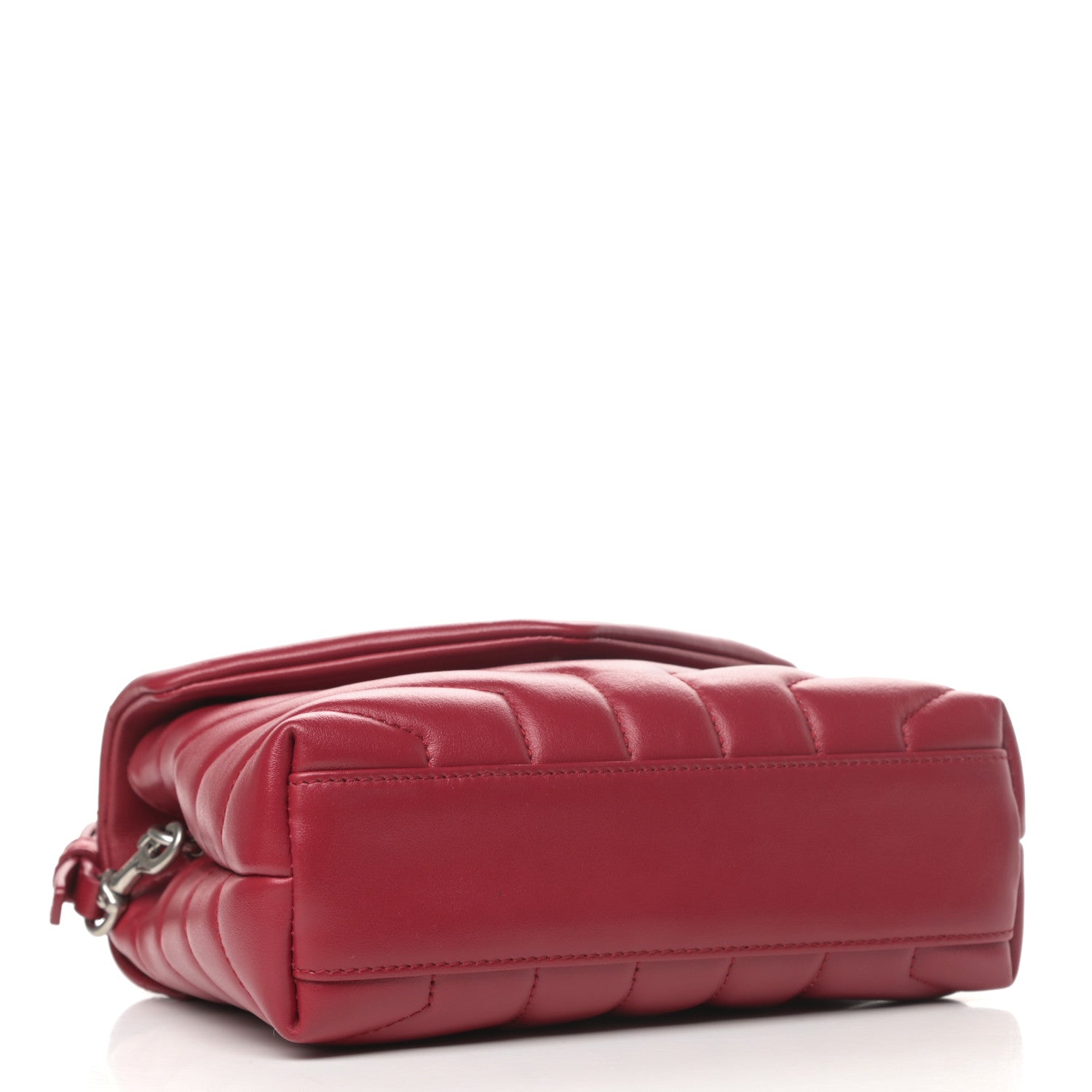 Saint Laurent Calfskin Y Quilted Monogram Toy Loulou Crossbody Bag New Lipstick 4 of 9