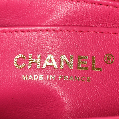 Chanel Lambskin Quilted Mini Rectangular Flap Pink 6 of 10