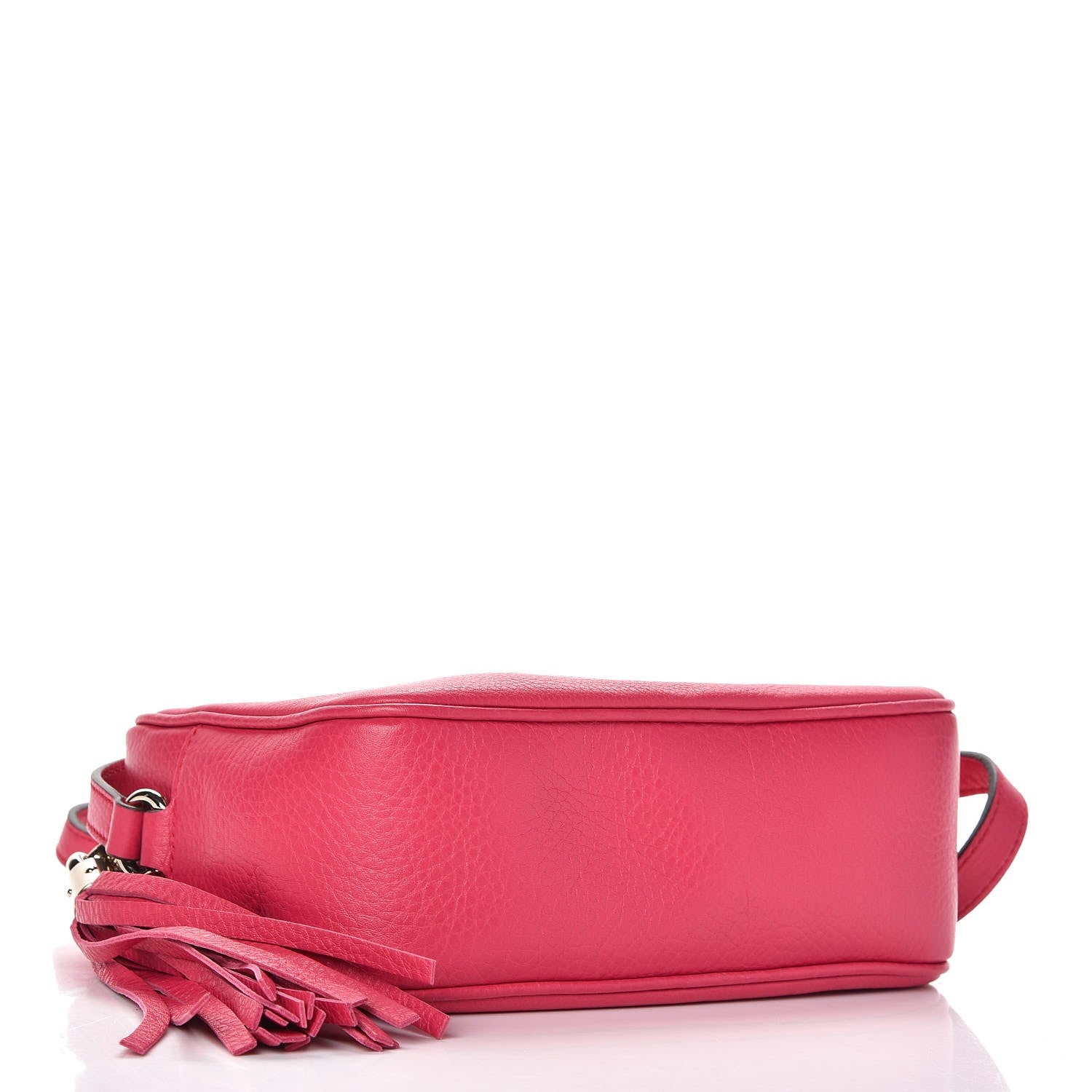Gucci Pebbled Calfskin Small Soho Disco Bag Fuchsia 4 of 7