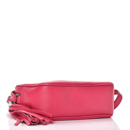 Gucci Pebbled Calfskin Small Soho Disco Bag Fuchsia 4 of 7