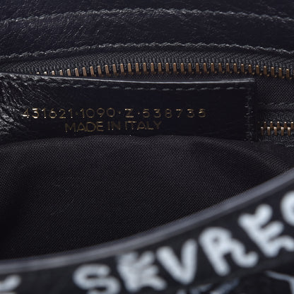 Balenciaga Agneau Classic Hardware Graffiti All Over S City Black 9 of 9