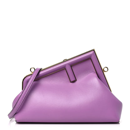 Fendi Shiny Nappa Small Fendi First Agapanto 1 of 10