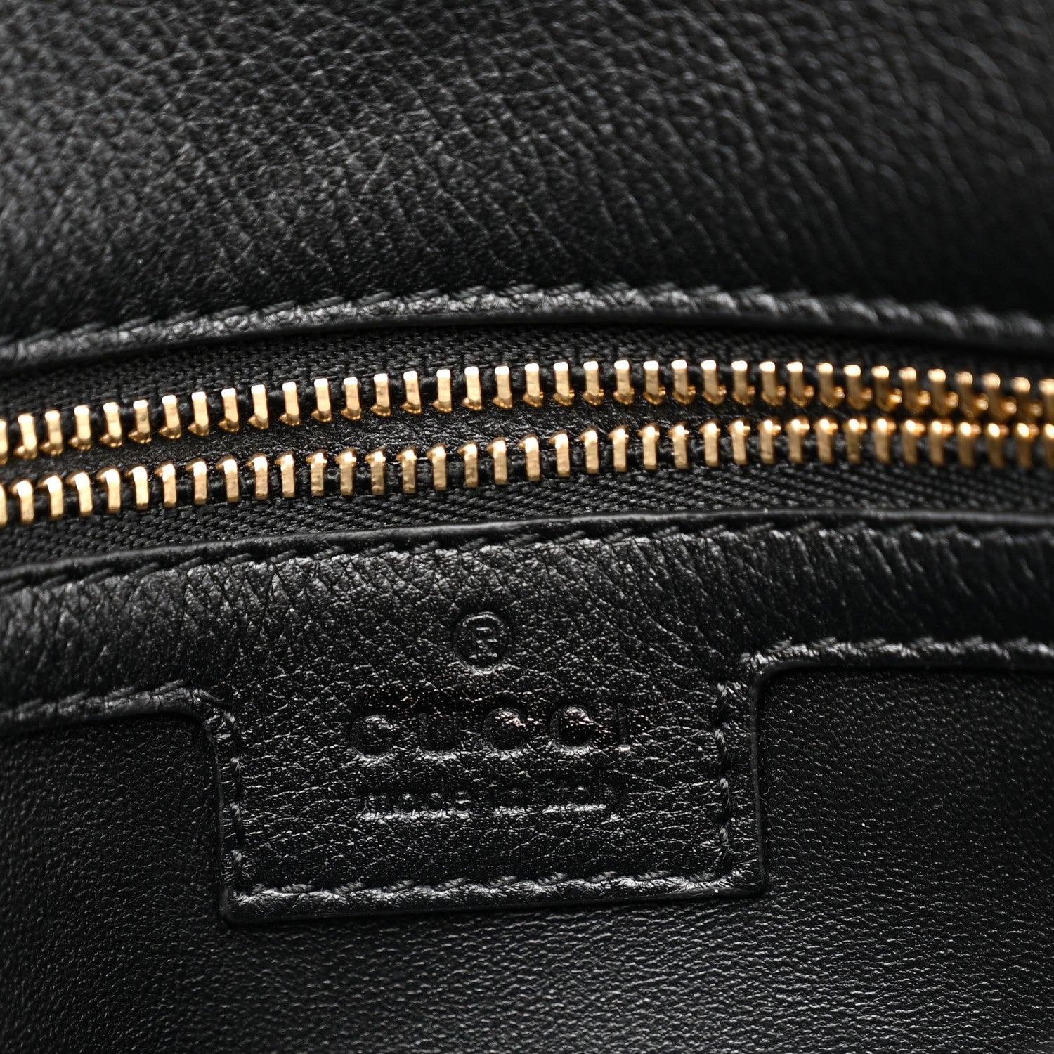 Gucci Roxy Calfskin Blondie Chain Shoulder Flap Bag Black 6 of 11