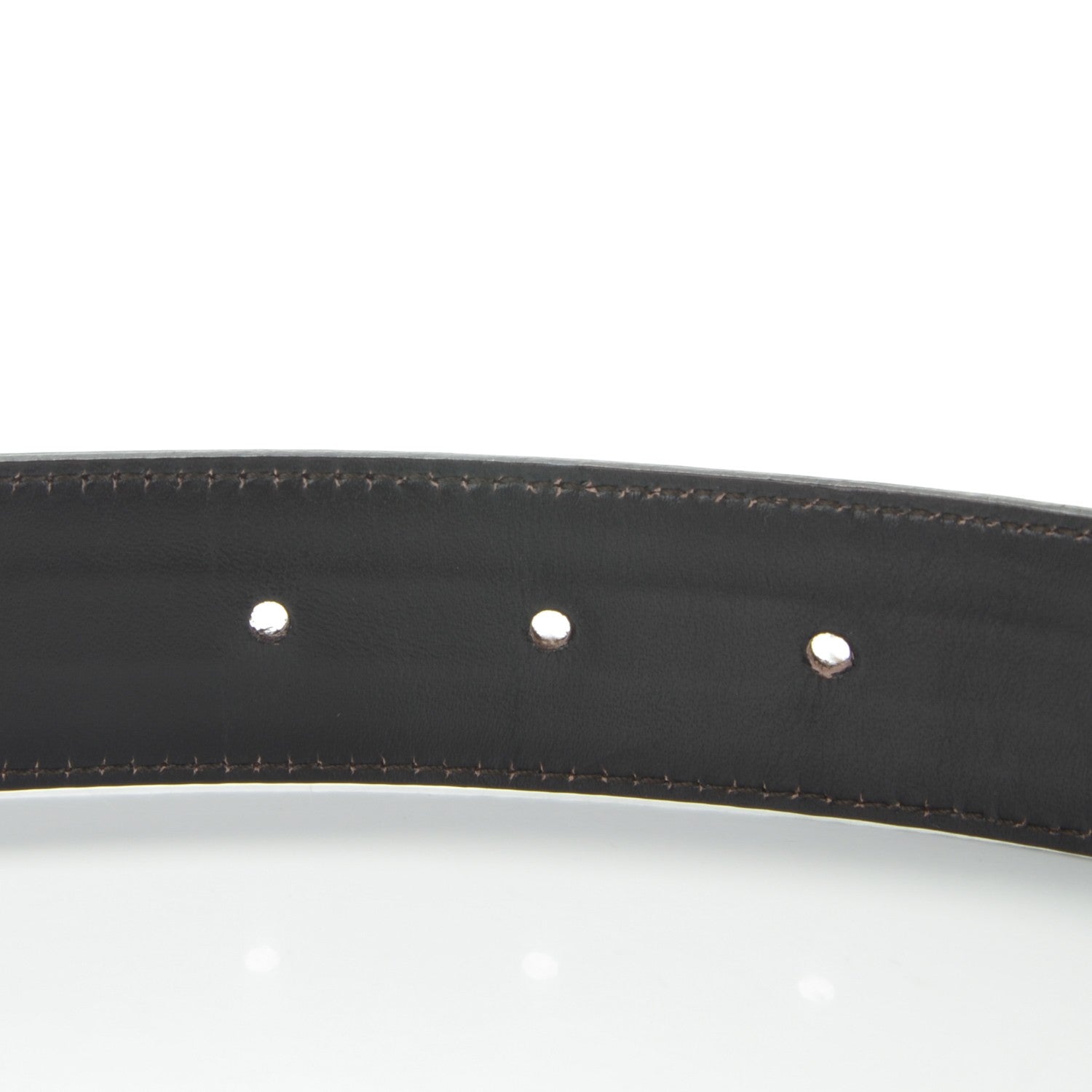 Gucci Monogram Interlocking G Belt 80 32 Dark Brown 6 of 7