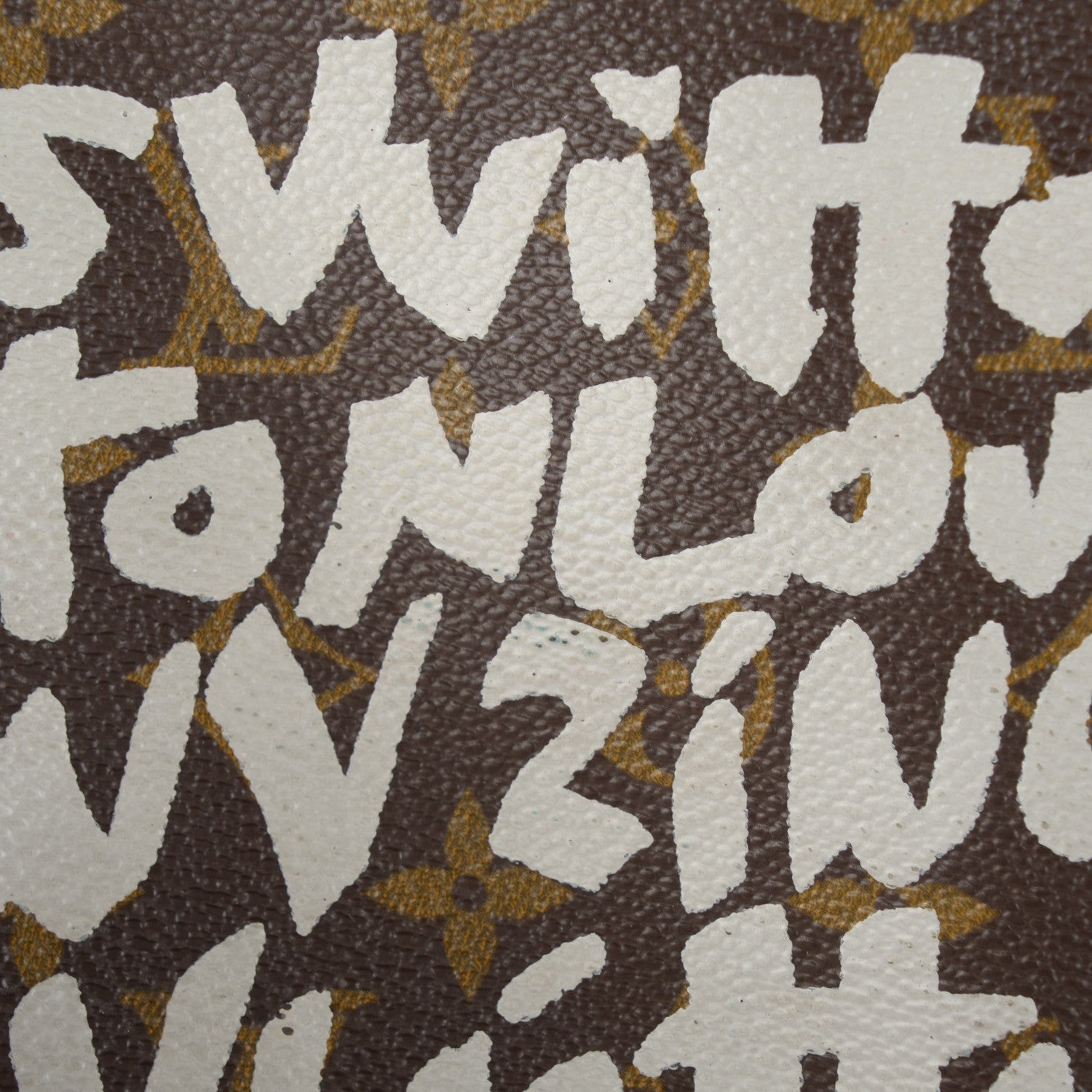Louis Vuitton Monogram Graffiti Pochette Accessories Silver 8 of 9