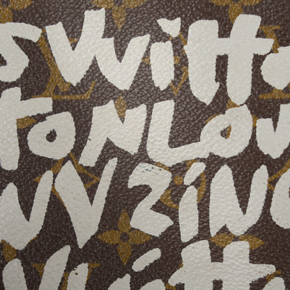 Louis Vuitton Monogram Graffiti Pochette Accessories Silver 8 of 9