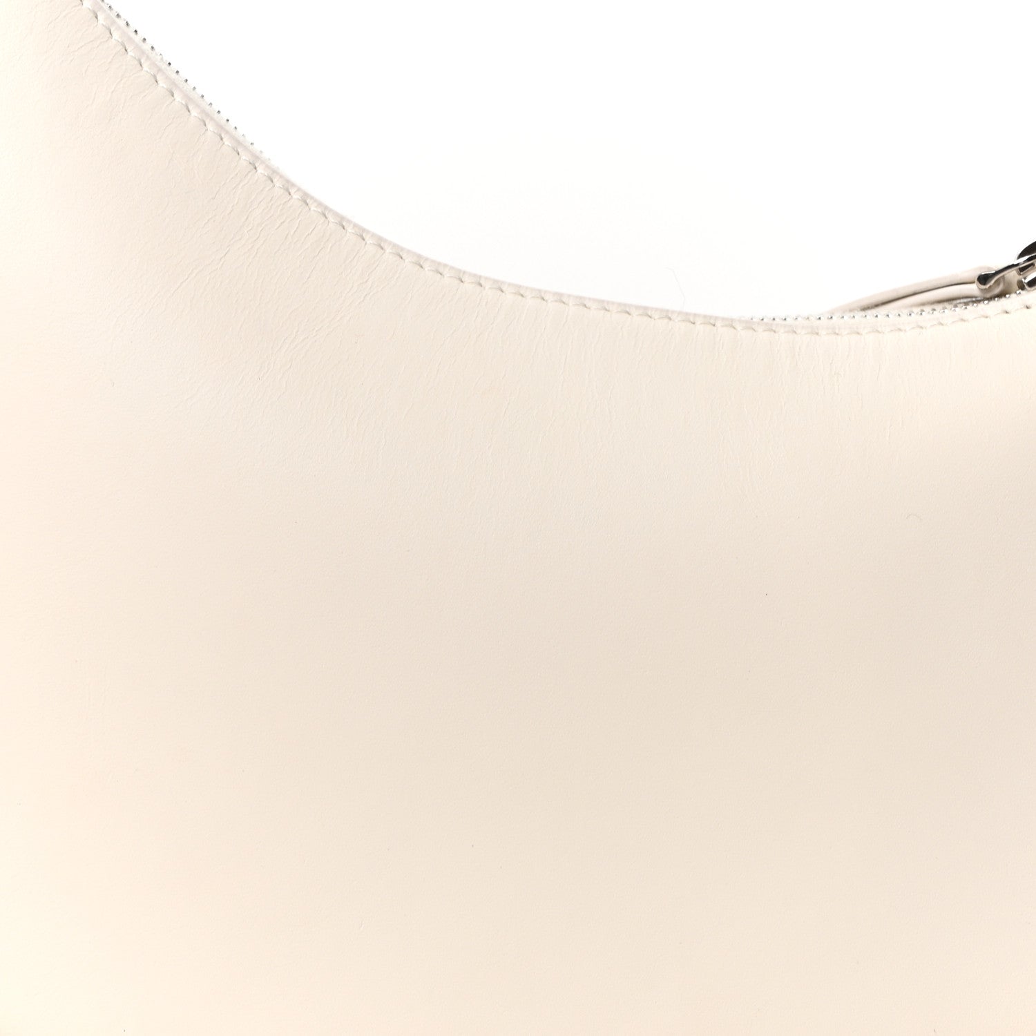 The Row Smooth Calfskin Half Moon Shoulder Bag New Ivory 7 of 9