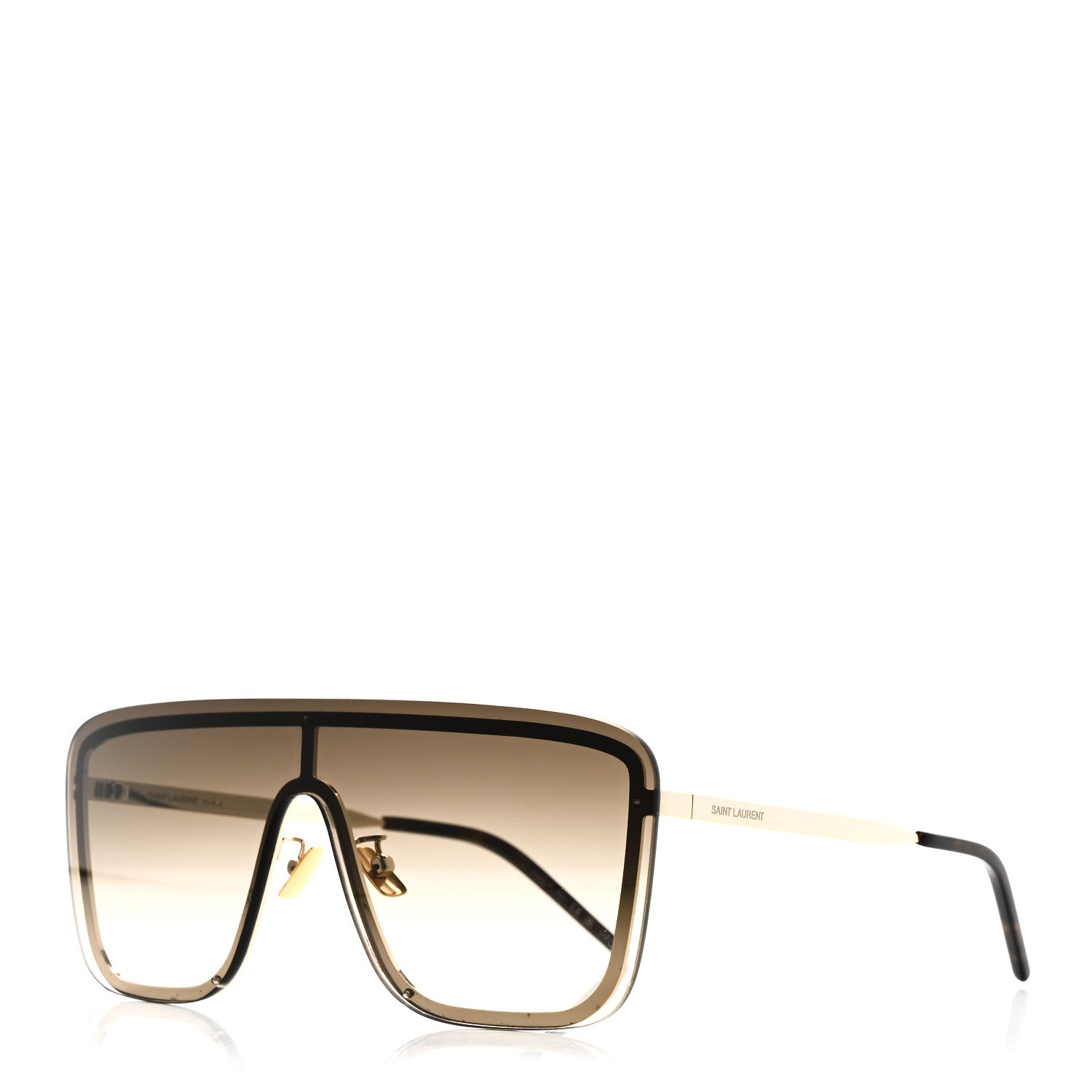 Saint Laurent SL 364 Mask Sunglasses Brown 1 of 6