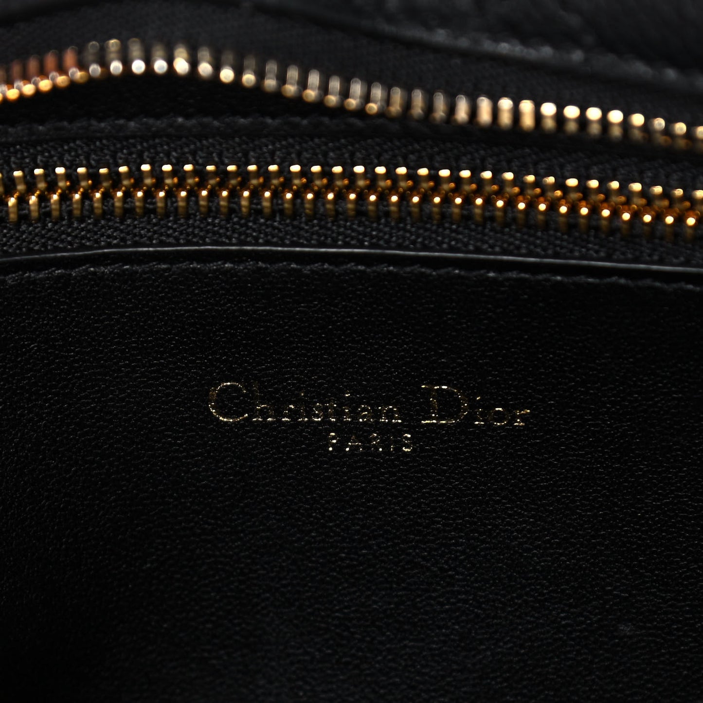 Supple Calfskin Caro Double Pouch Black