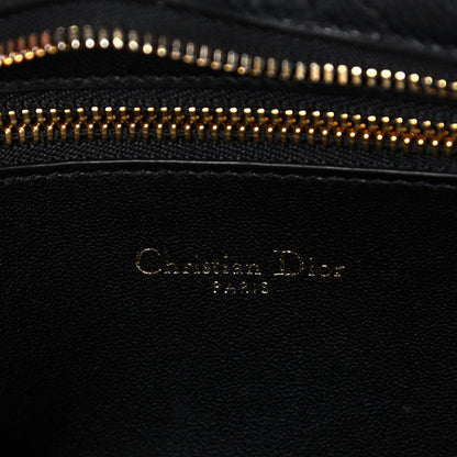 Christian Dior Supple Calfskin Caro Double Pouch Black 7 of 13