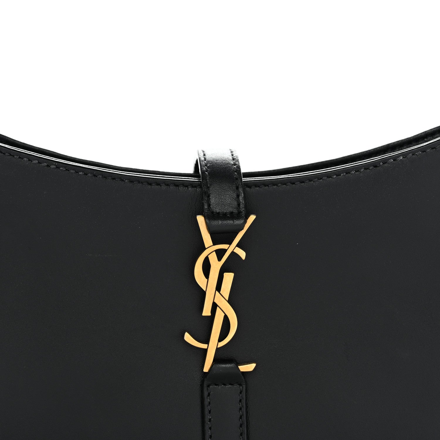 Saint Laurent Smooth Calfskin Le 5 A 7 Mini Hobo Black 8 of 11