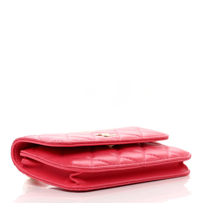 Chanel Calfskin Quilted Maxi Pearls Clutch With Chain Pink 3 of 6