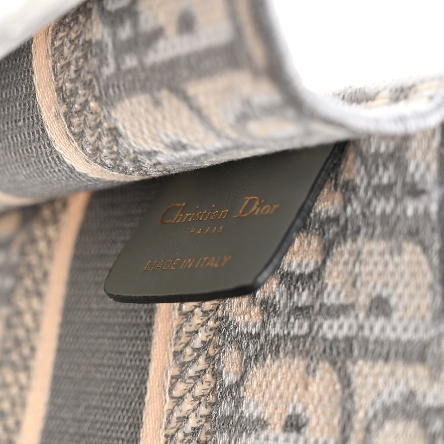 Oblique Mini Book Tote Grey Multicolor