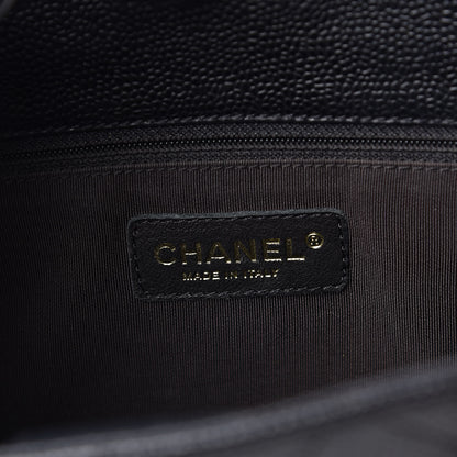 Chanel Caviar Quilted Petit Shopping Tote PST Black 6 of 11