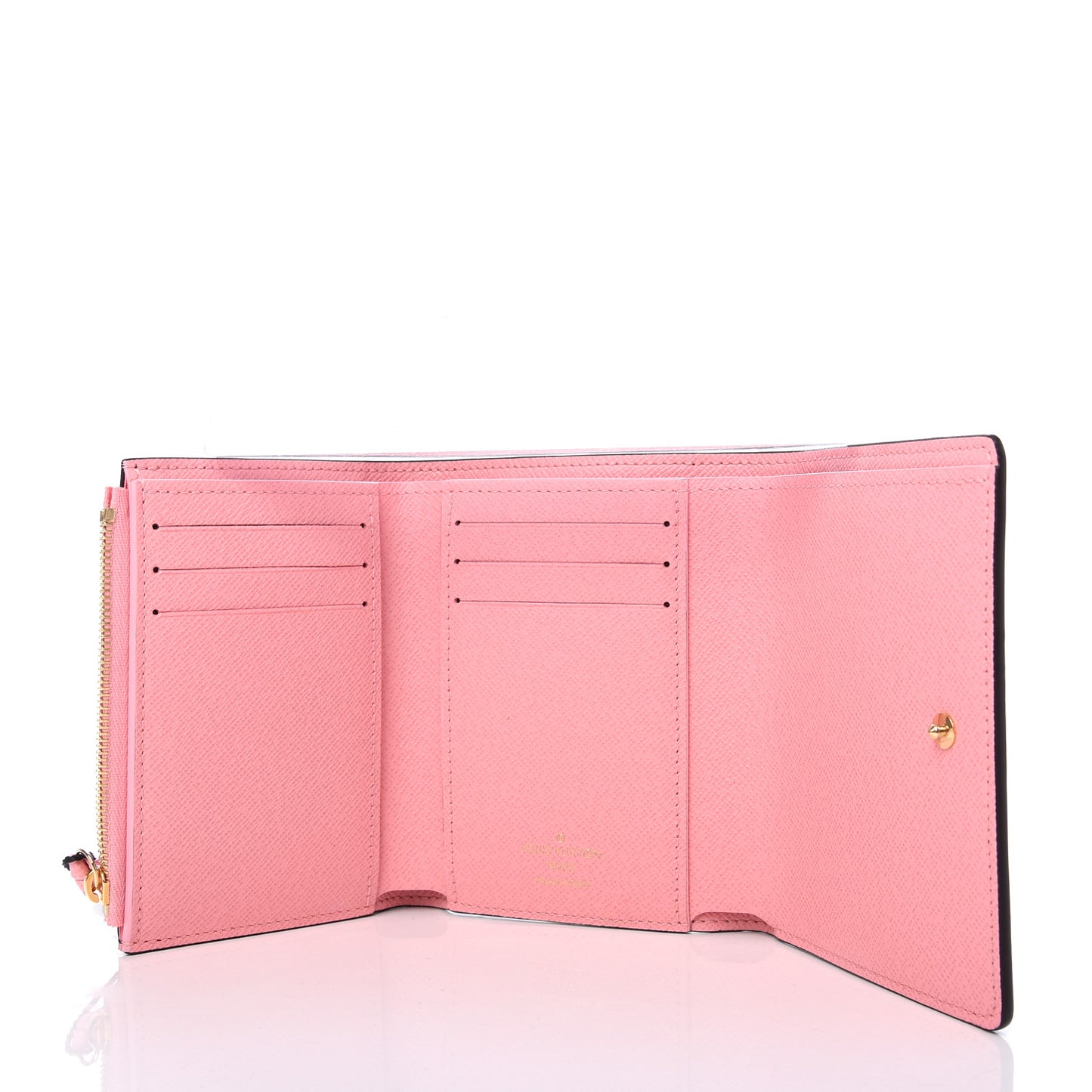 Monogram 2020 Christmas Animation Swing Ride Victorine Wallet Pink Poppy