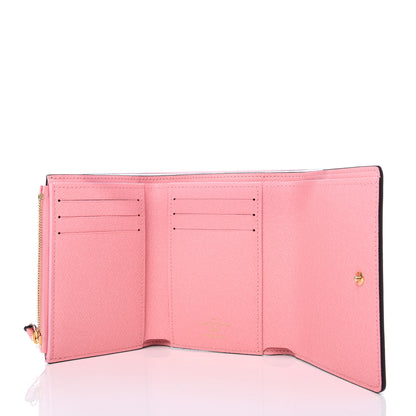 Louis Vuitton Monogram 2020 Christmas Animation Swing Ride Victorine Wallet Pink Poppy 5 of 8