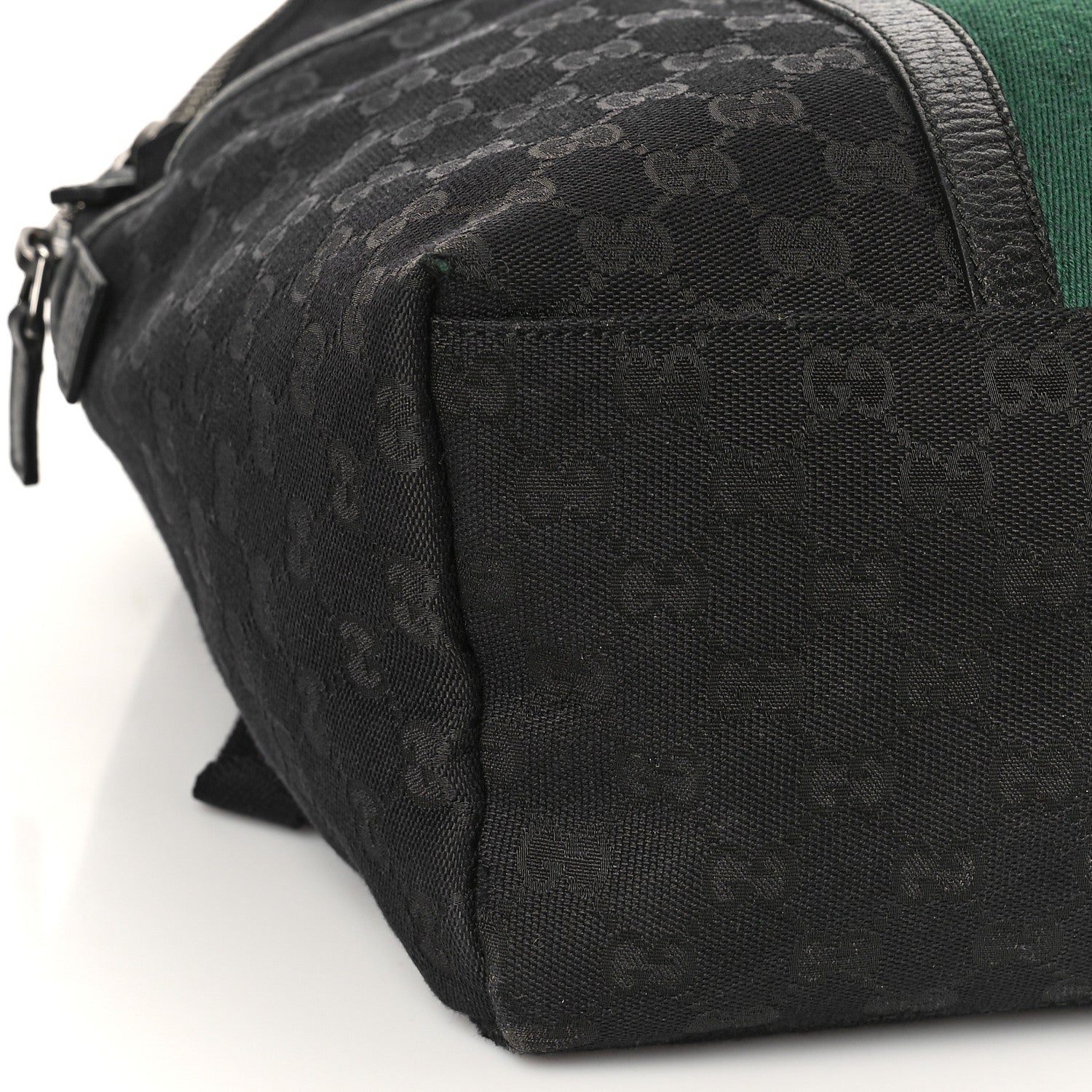 Gucci GG Monogram Web Medium Classic Backpack Black 9 of 10