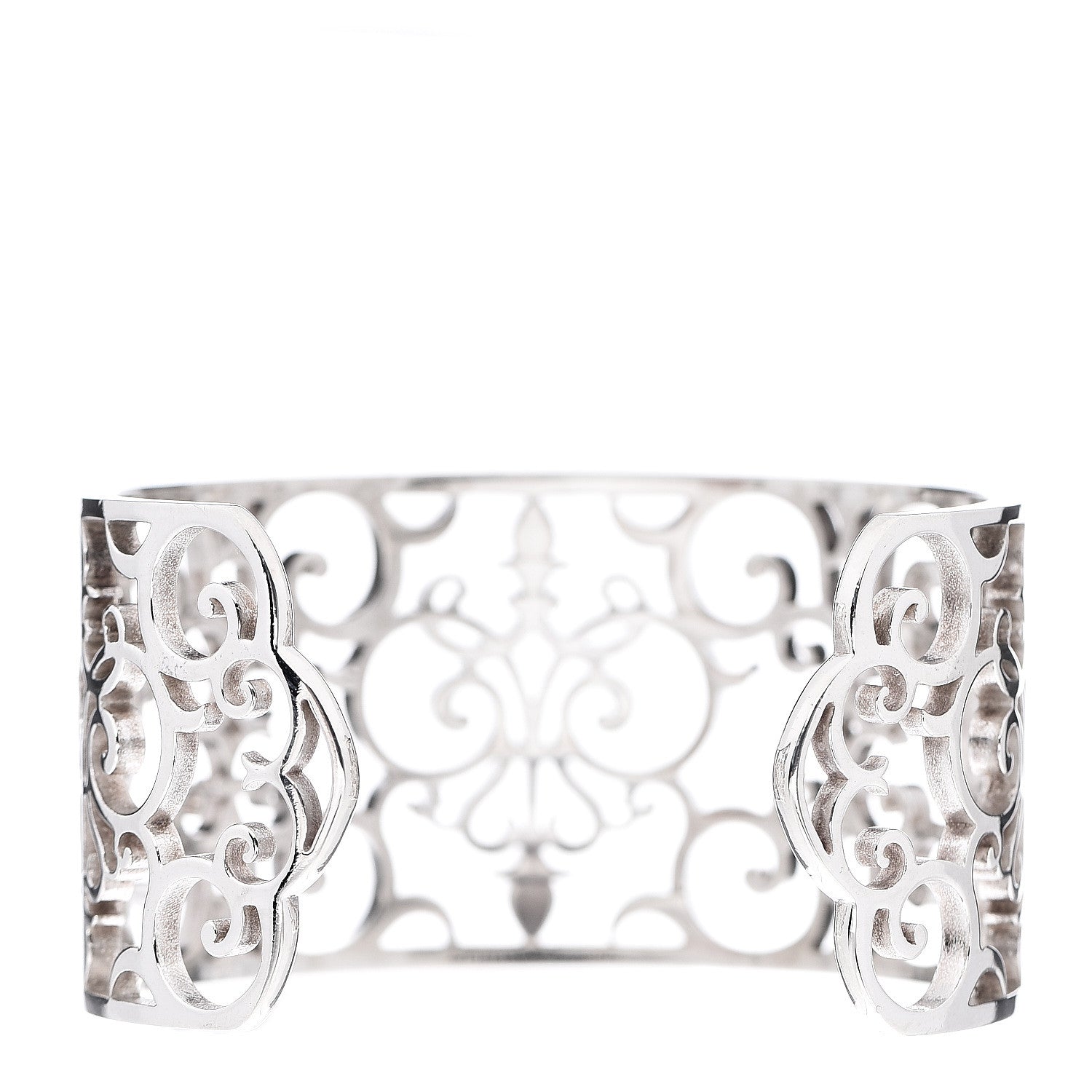 Tiffany Sterling Silver Wide Enchant Cuff Bracelet 2 of 3