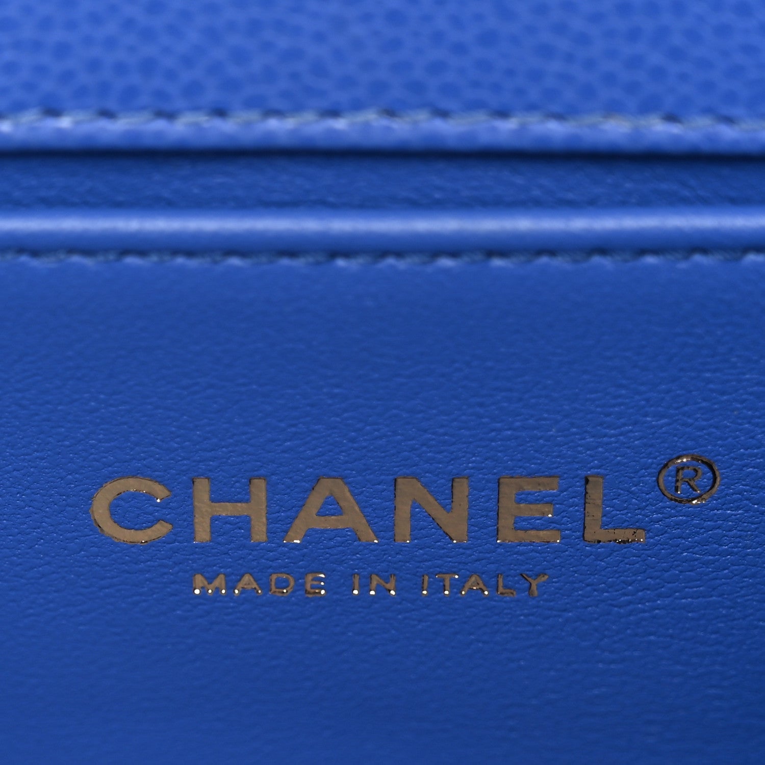 Chanel Caviar Chevron Quilted Small Boy Flap Blue 6 of 11