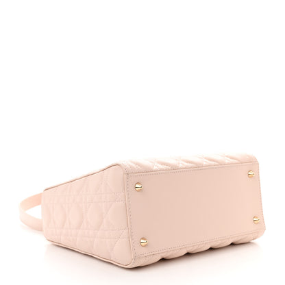 Christian Dior Lambskin Cannage Medium Lady Dior Light Pink 4 of 10