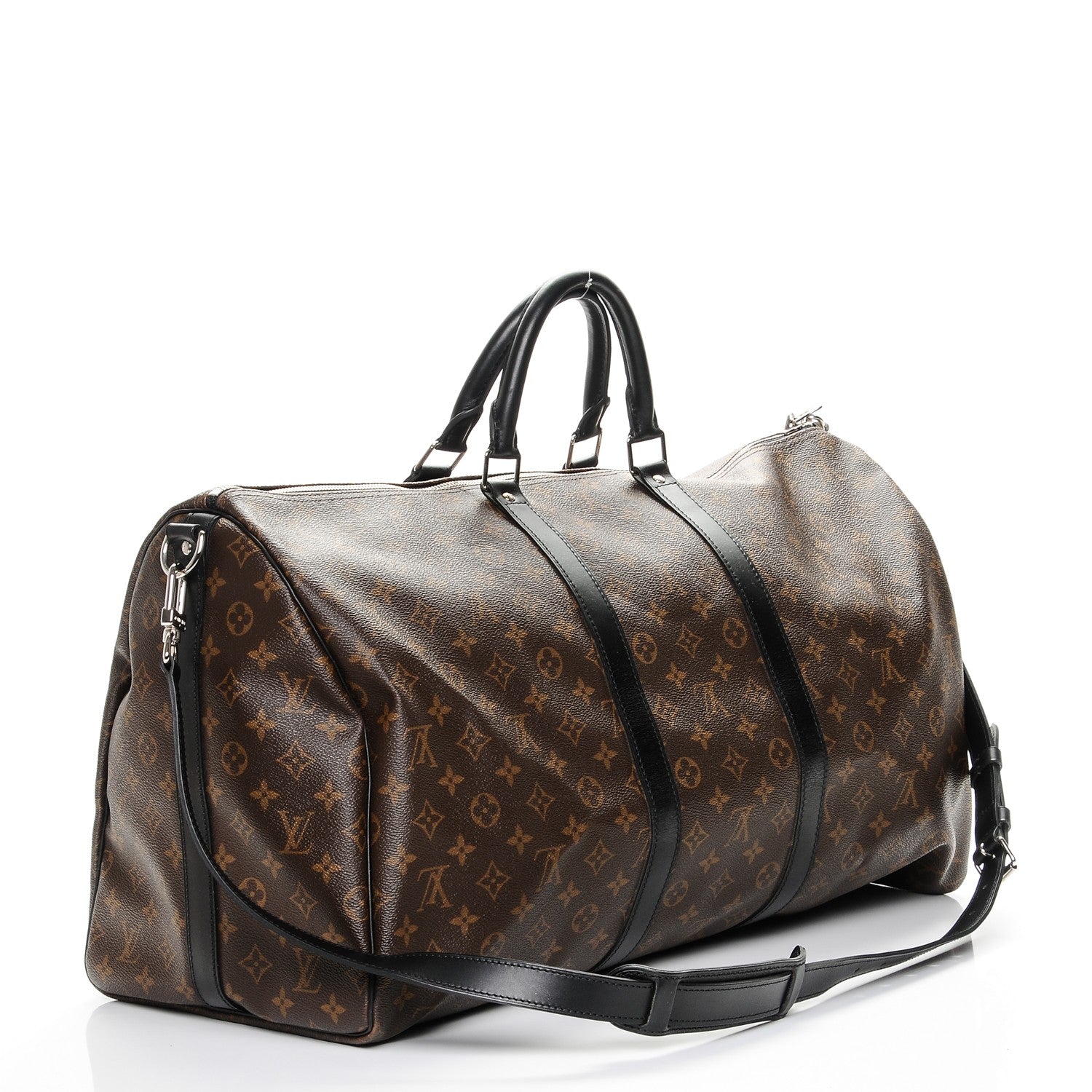 Louis Vuitton Monogram Macassar Keepall Bandouliere 55 3 of 6
