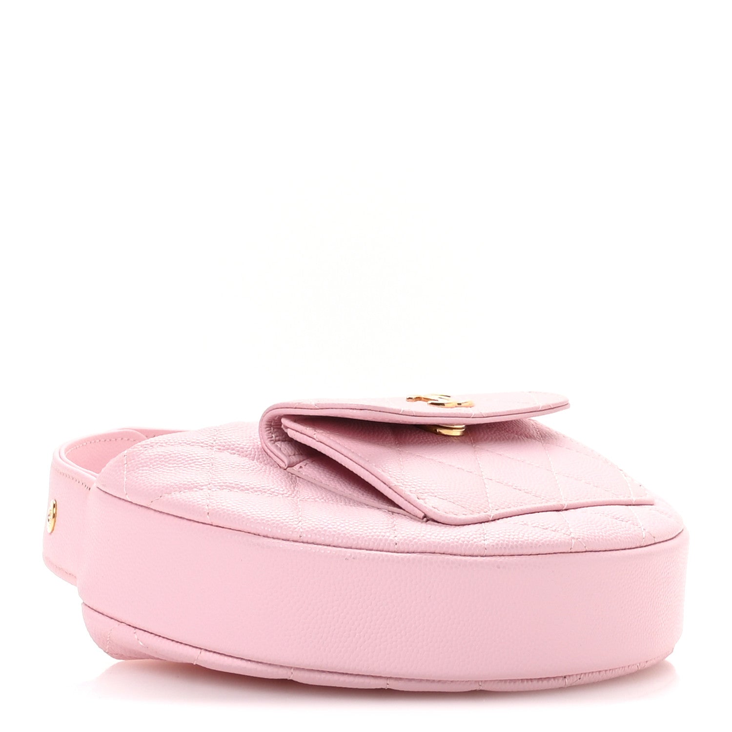 Chanel Caviar Quilted Polly Pocket Pouch Hobo Light Pink 4 of 11