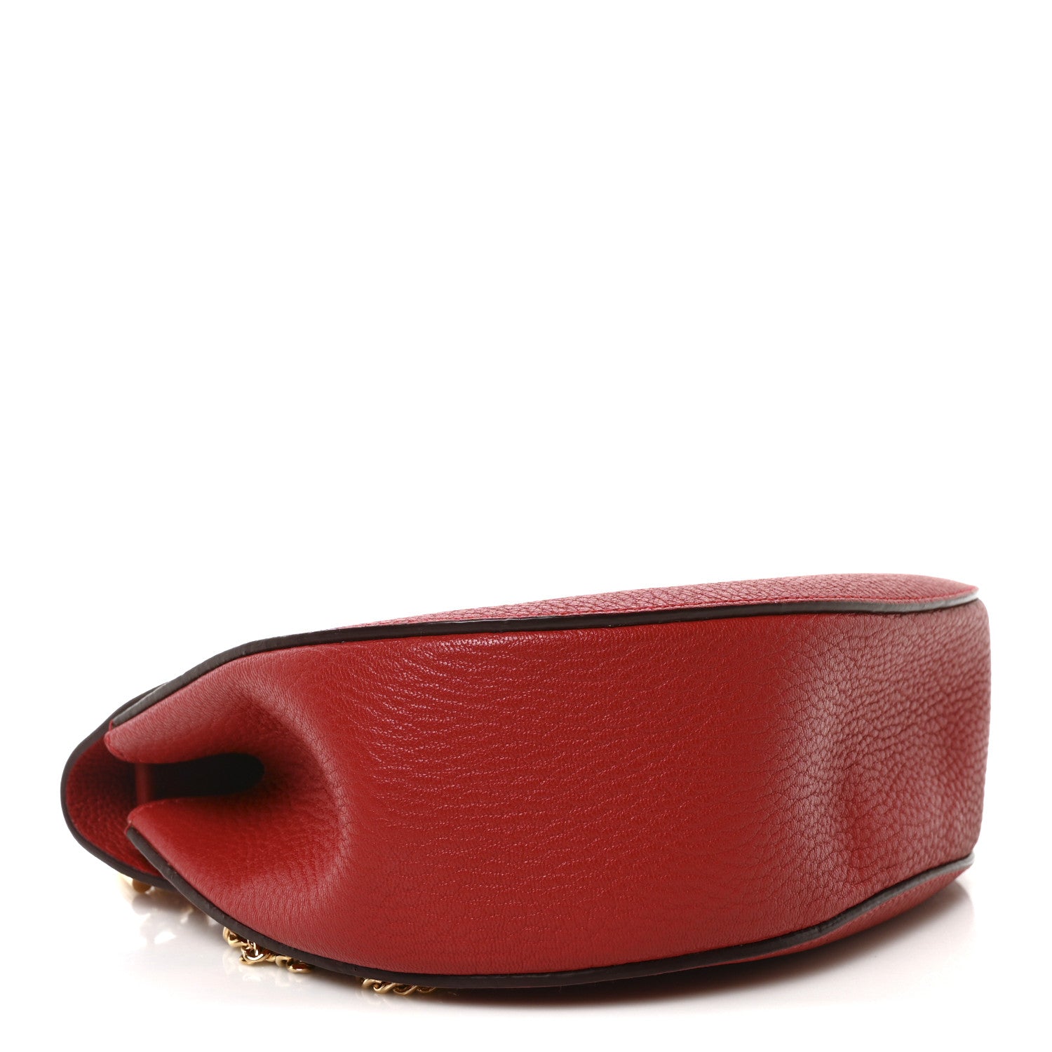 Chloe Grained Lambskin Drew Shoulder Bag Plaid Red 4 of 9