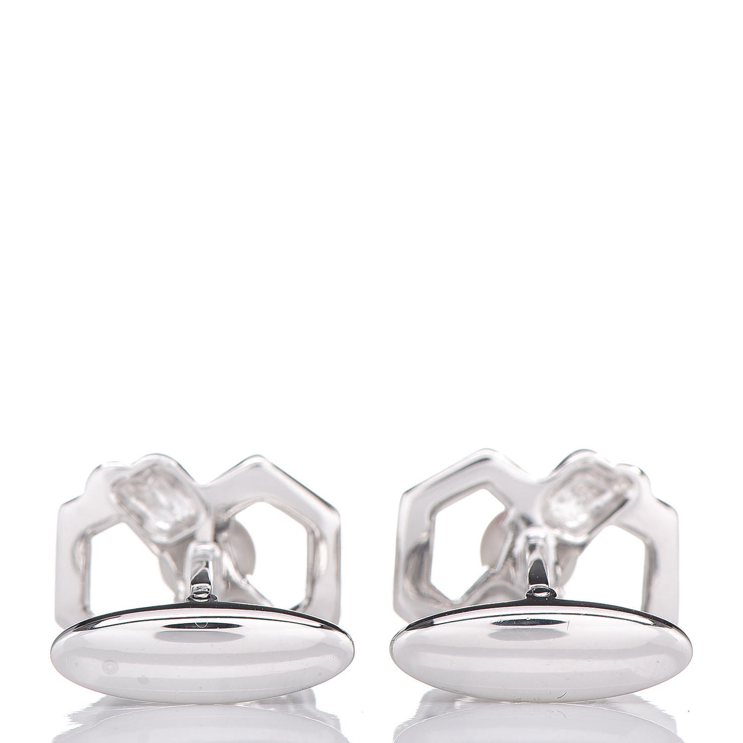 Sterling Silver Pearl Cufflinks
