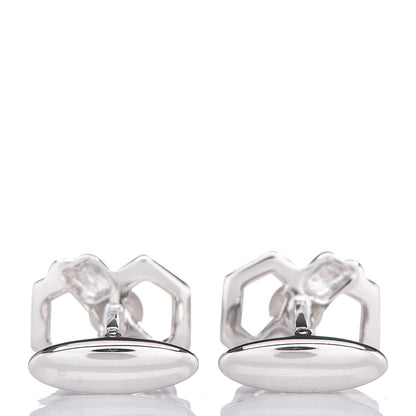 Mikimoto Sterling Silver Pearl Cufflinks 4 of 5
