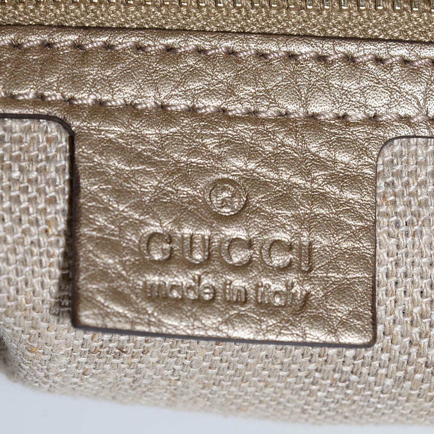 Diamante Large New Jackie Shoulder Bag Champagne