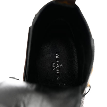 Louis Vuitton Patent Calfskin Monogram Star Trail Ankle Boots 36 Black 7 of 7