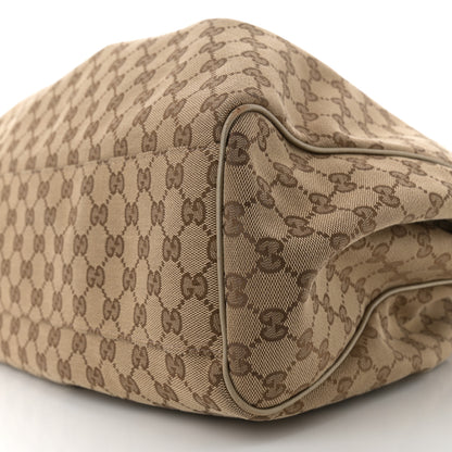 Gucci Metallic Monogram Large Sukey Tote Champagne 10 of 13