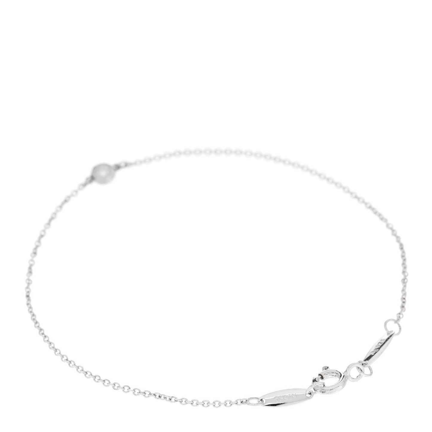 Sterling Silver Diamond .05ct Elsa Peretti Diamonds by the Yard Bracelet