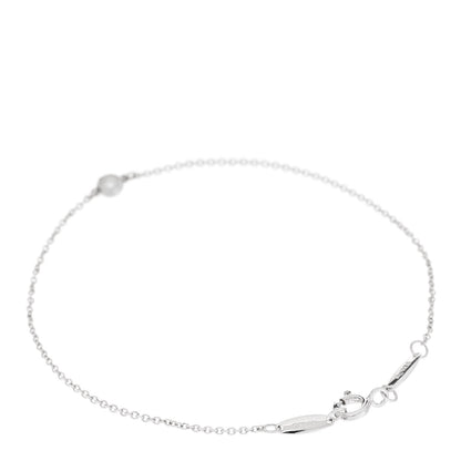 Tiffany Sterling Silver Diamond .05ct Elsa Peretti Diamonds by the Yard Bracelet 2 of 5