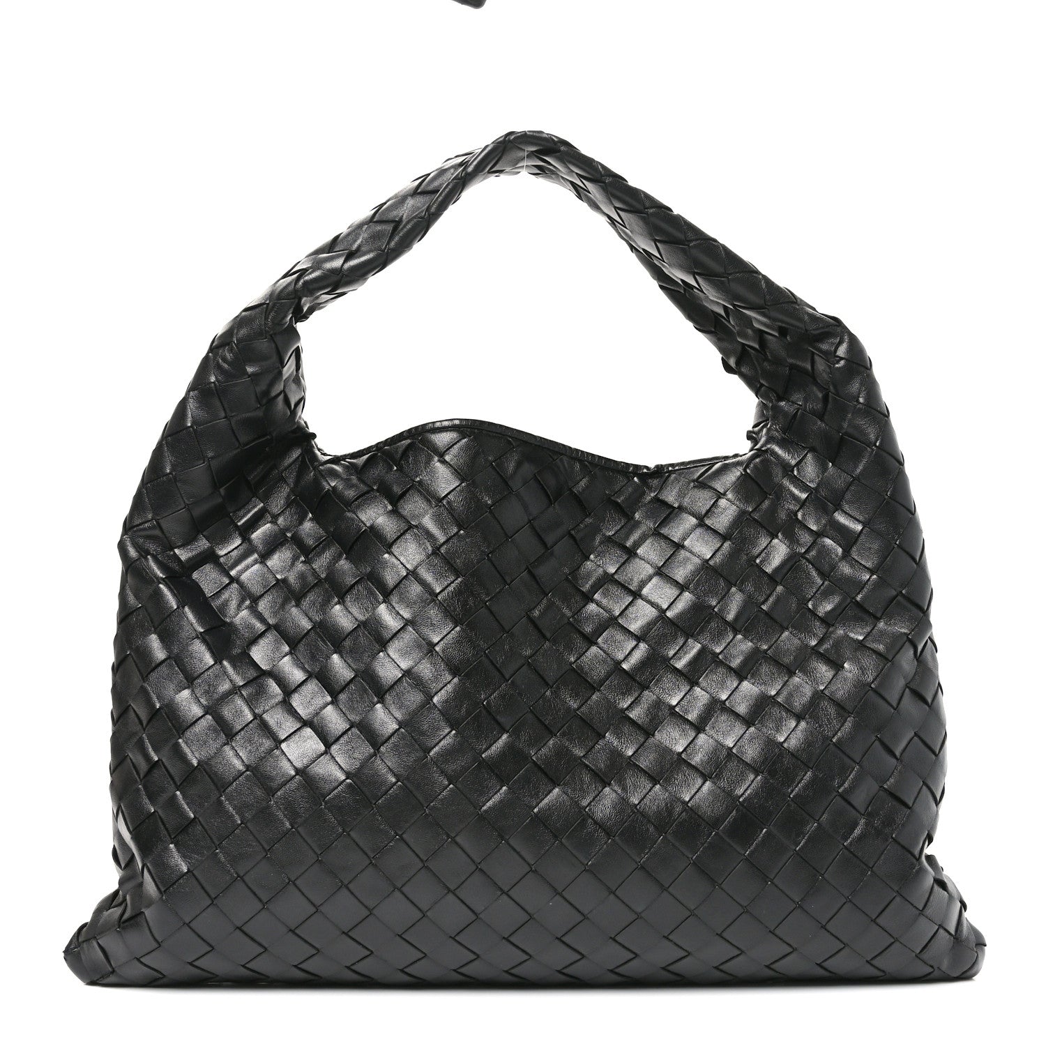 Bottega Veneta Calfskin Intrecciato Small Hop Black 1 of 10