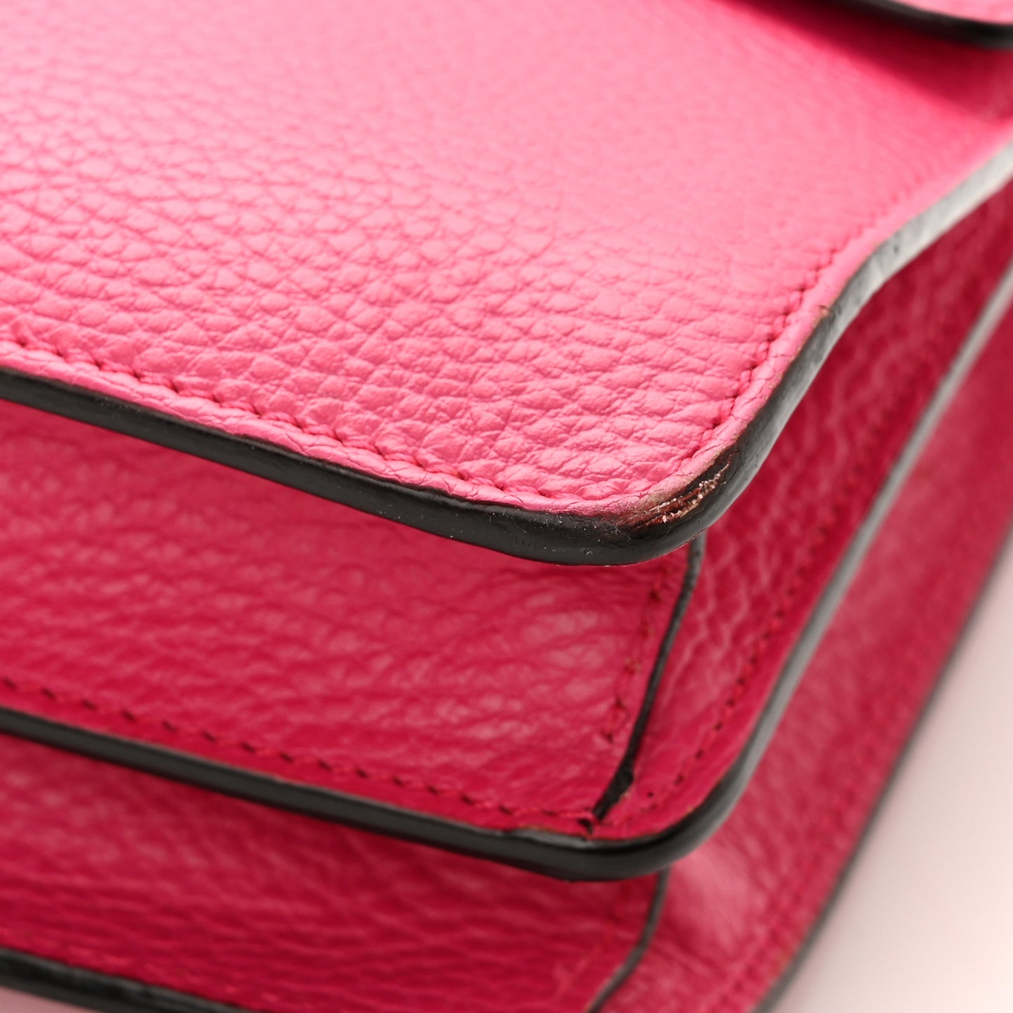 Dollar Calfskin Small Dionysus Shoulder Bag Box Pink