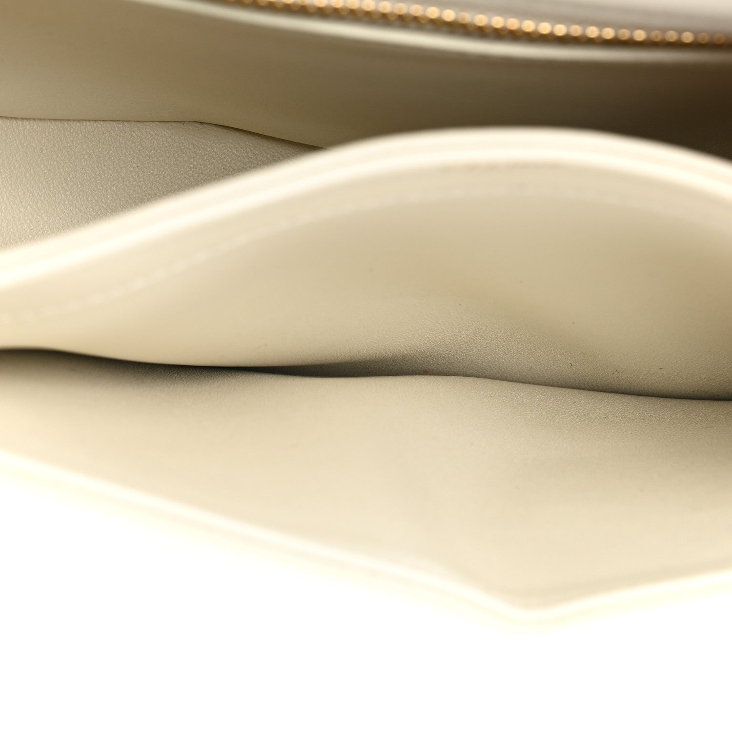 Celine Shiny Calfskin Teen Besace Chain Triomphe White 6 of 12