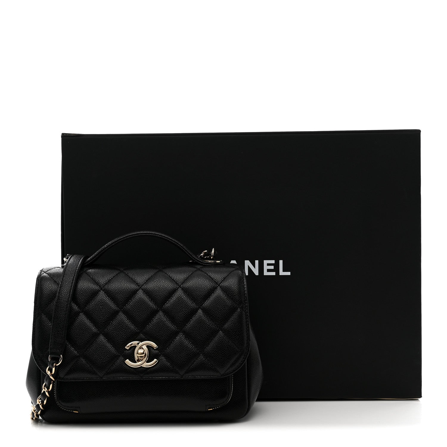 Chanel Caviar Quilted Medium Business Affinity Flap Black 11 of 11