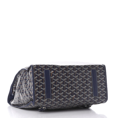 Goyard Goyardine Saint Leger Soft Briefcase Backpack Navy 3 of 9