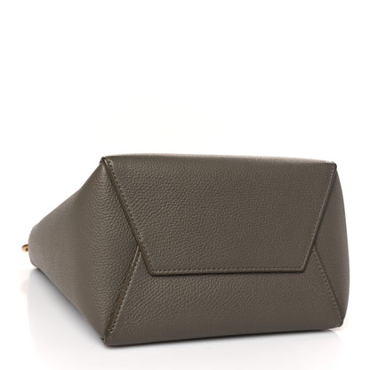 Celine Soft Grained Calfskin Small Sangle Bucket Bag Taupe 4 of 11