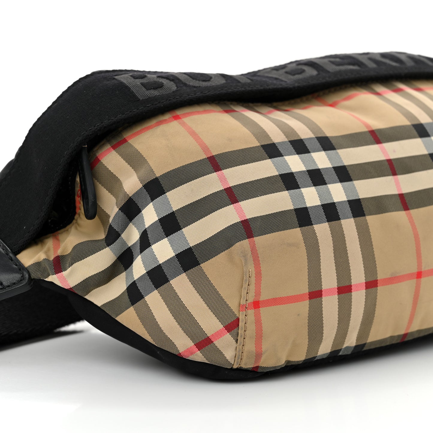 Nylon Vintage Check Sonny Bum Bag Archive Beige Black