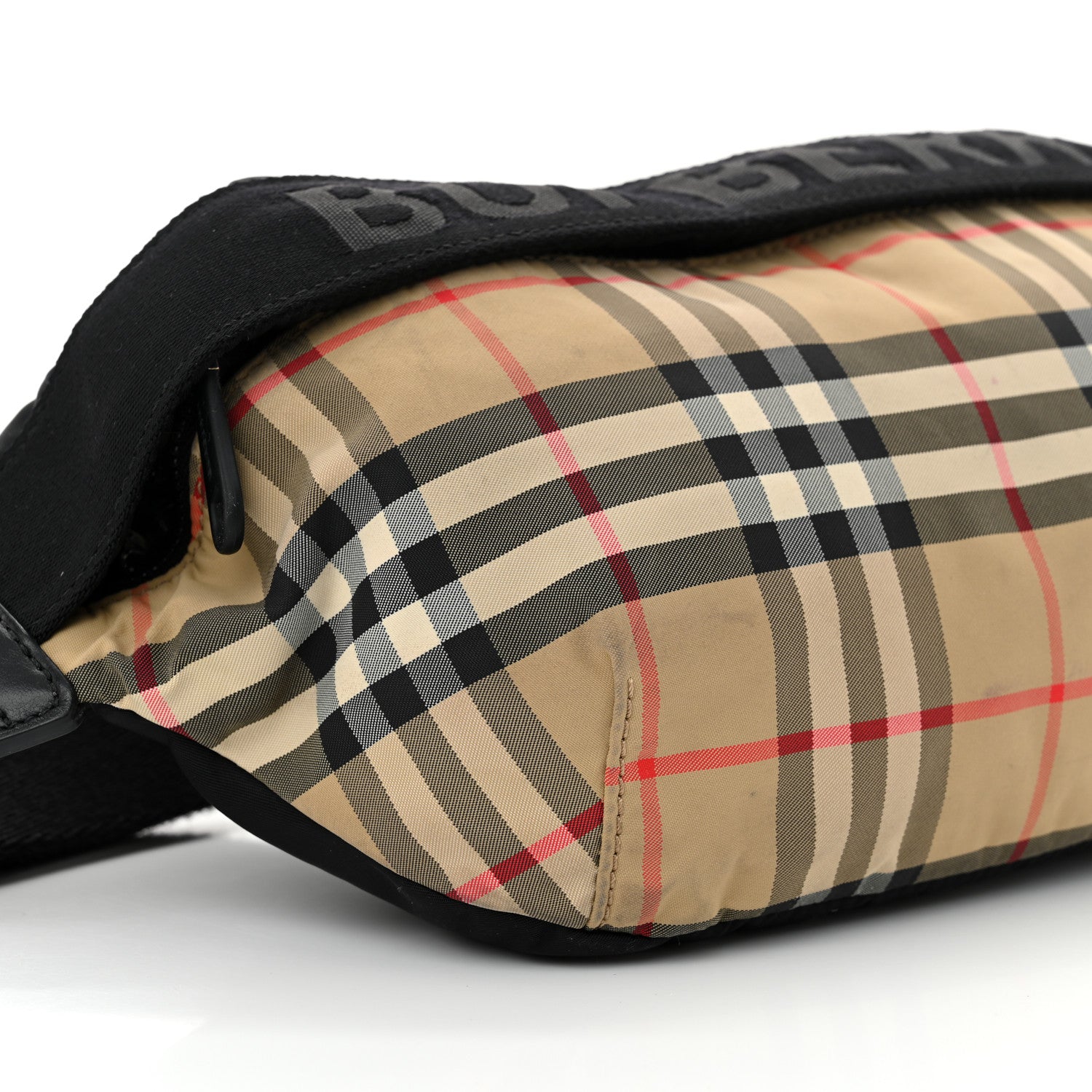 Burberry Nylon Vintage Check Sonny Bum Bag Archive Beige Black 8 of 10