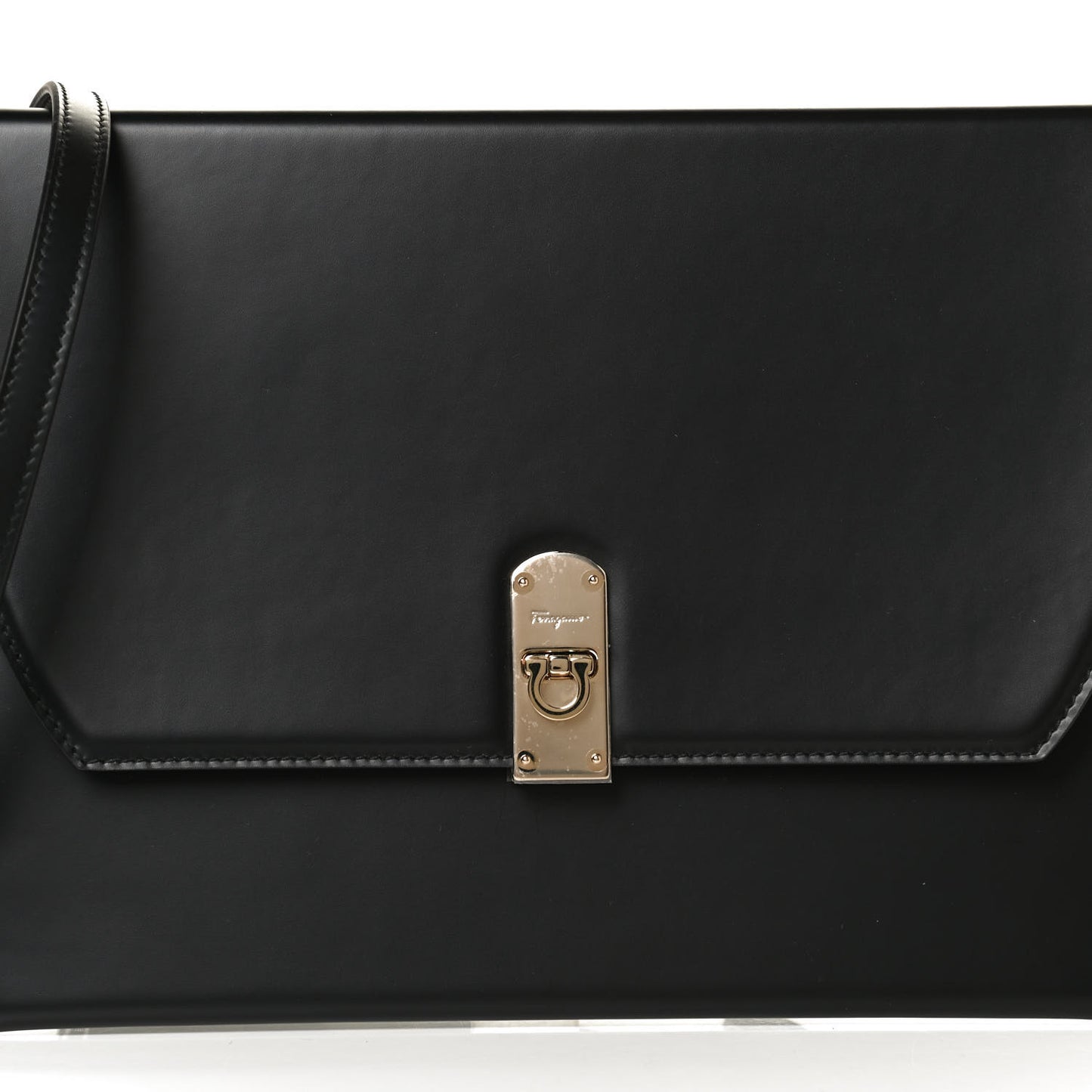 Smooth Calfskin Boxyz Shoulder Bag Black