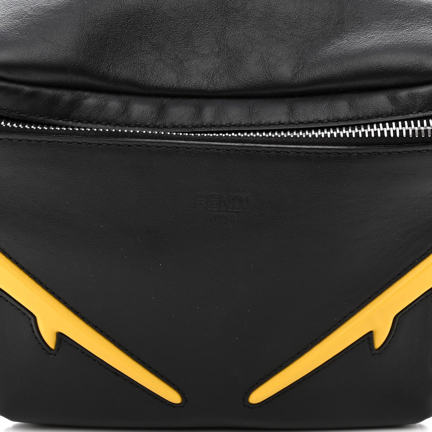 Vitello Grace Light Century Devil Eyes Belt Bag Black Sunflower