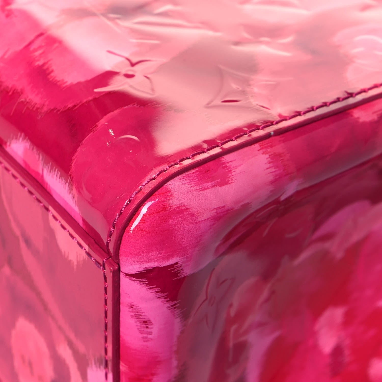 Louis Vuitton Vernis Ikat Catalina NS Bag Rose Indien 10 of 12