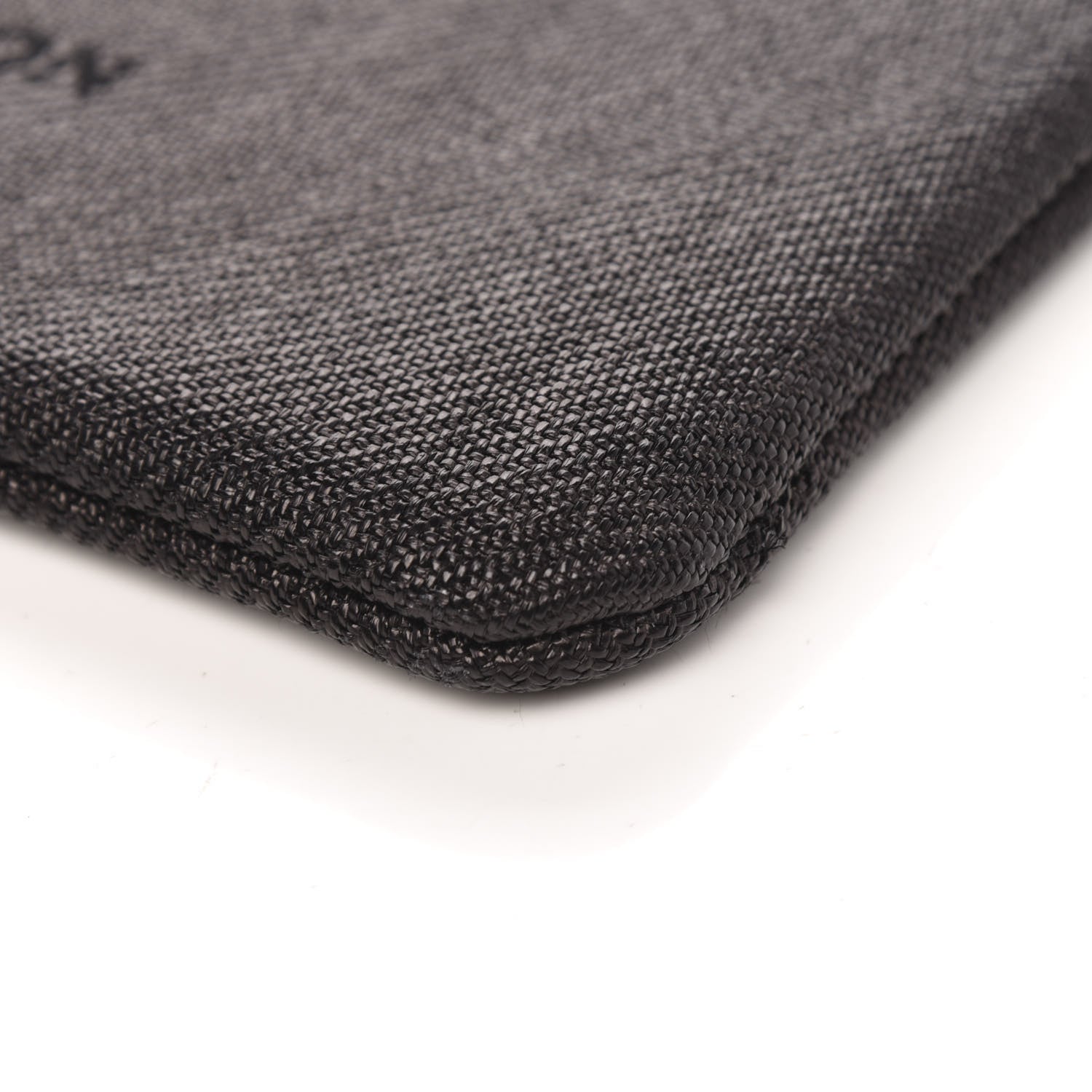 Chanel Canvas Large Deauville Pouch Black 8 of 9