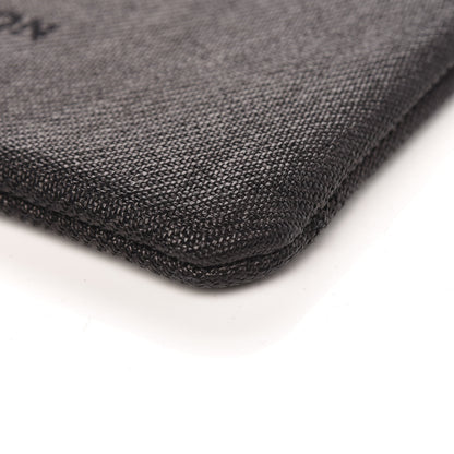 Chanel Canvas Large Deauville Pouch Black 8 of 9