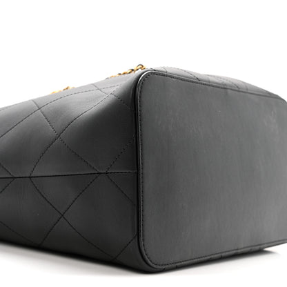 Chanel Calfskin Quilted Large Shopping Bag Black 8 of 9