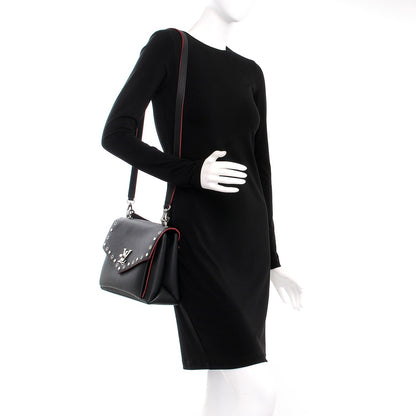 Louis Vuitton Soft Calfskin My Lockme Rivets Black 2 of 8