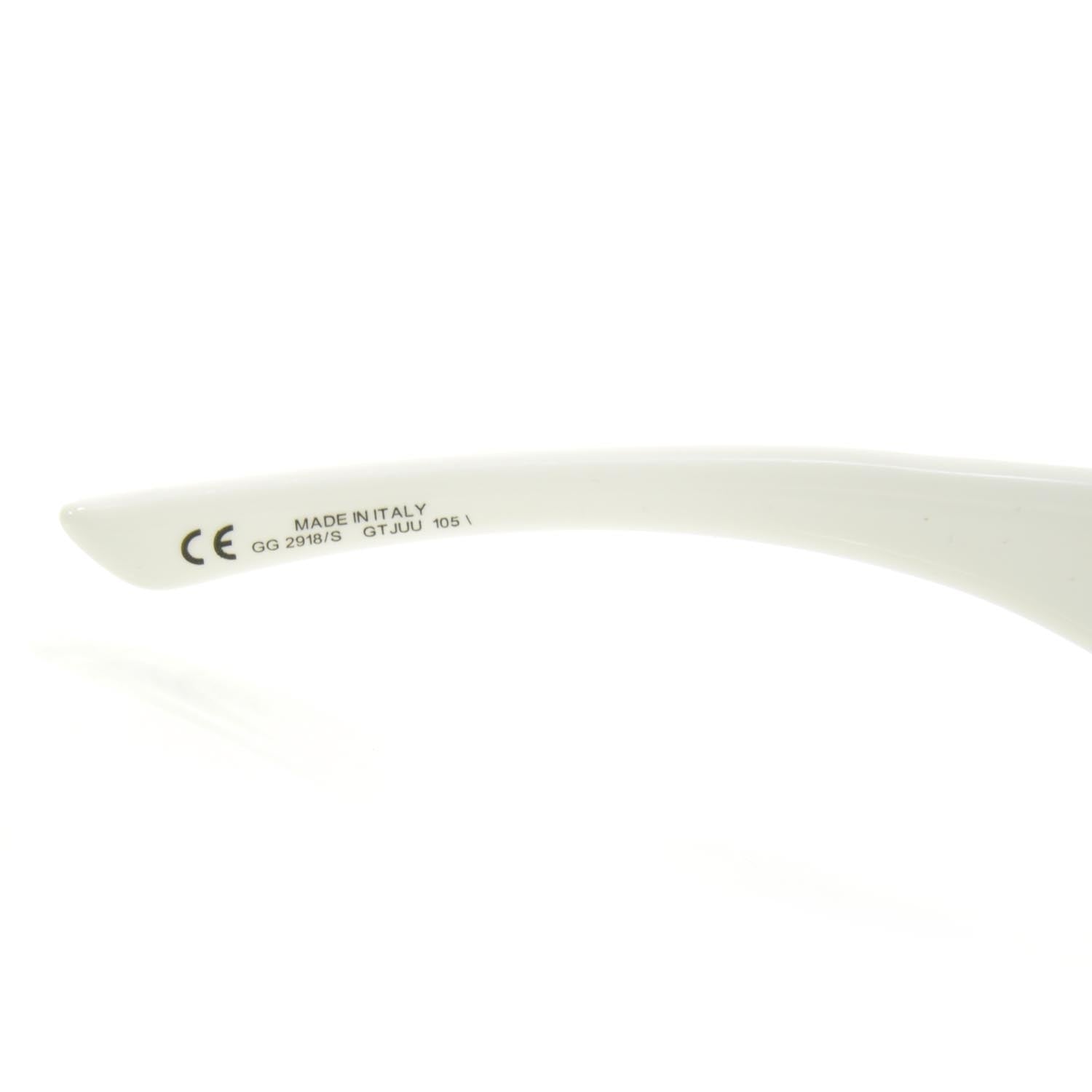 Gucci Horsebit Sunglasses 2918S White 6 of 7